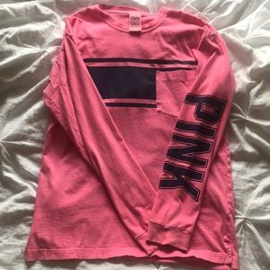 Pink long sleeve shirt
